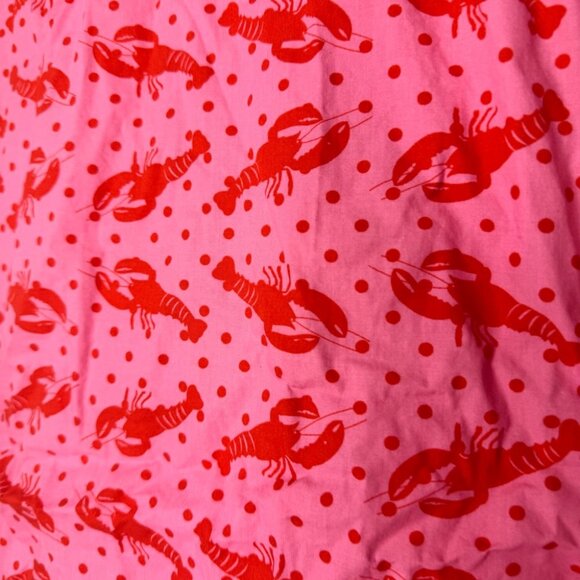 Alexandra bartlett tank top button up lobster 🦞 Pink and Red Sleeveless Shirt - Picture 5 of 9